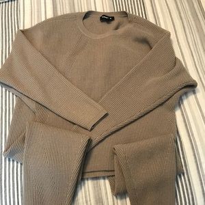 EXPRESS Cozy Ribbed Sweater Set Jogger Size S